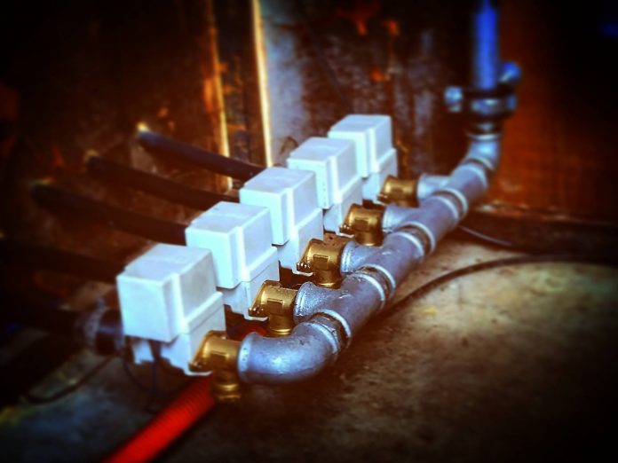 Eletkroventili, koji regulisu pustanje vode u sistem za navodnjavanje