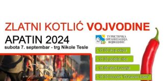 Takmičenje za „Zlatni kotlić Vojvodine” u Apatinu 7. septembra