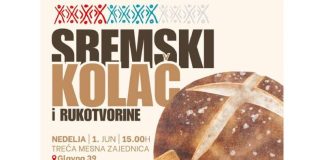 Danas u Rumi manifestacija “Sremski kolač i rukotvorine”