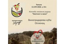 OPLENAC: Danas 13. izložba „Umetnost i vino“ u Vinogradarevoj kući